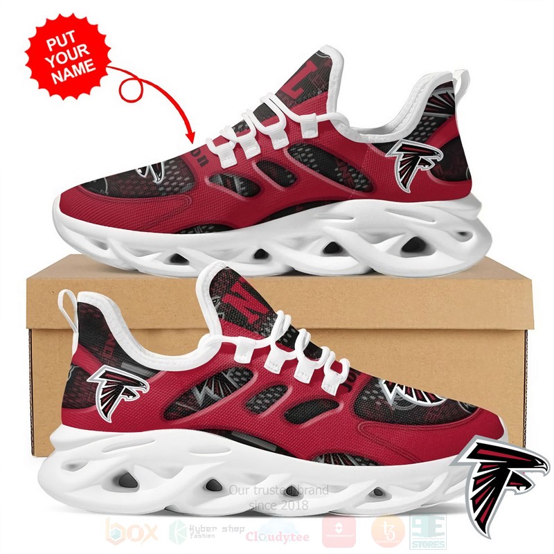 BEST NFL Atlanta Falcons Personalized Custom Max Soul Shoes 4 NFL Atlanta Falcons Personalized Clunky Max Soul Shoes 1 2 3