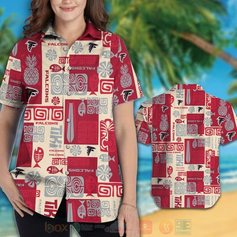 BEST NFL Atlanta Falcons Pineapple and Fish Hawaii Shirt, Short 3 NFL Atlanta Falcons Pineapple and Fish Hawaiian Shirt Short 1 2