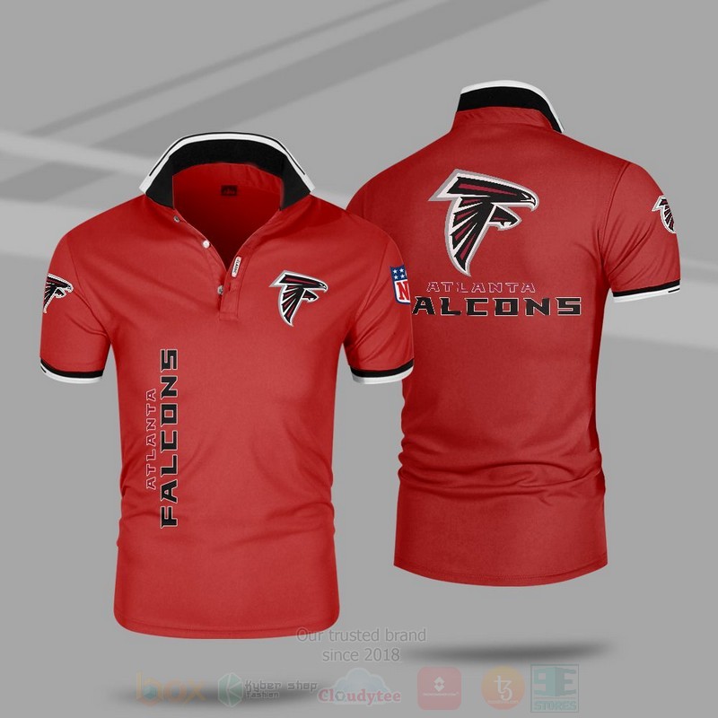 BEST NFL Atlanta Falcons All Over Print Polo Shirt 6 NFL Atlanta Falcons Polo Shirt 1 2 3 4 5