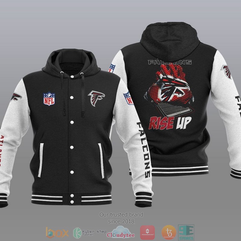 NFL Atlanta Falcons Rise Up Baseball Jacket Hoodie