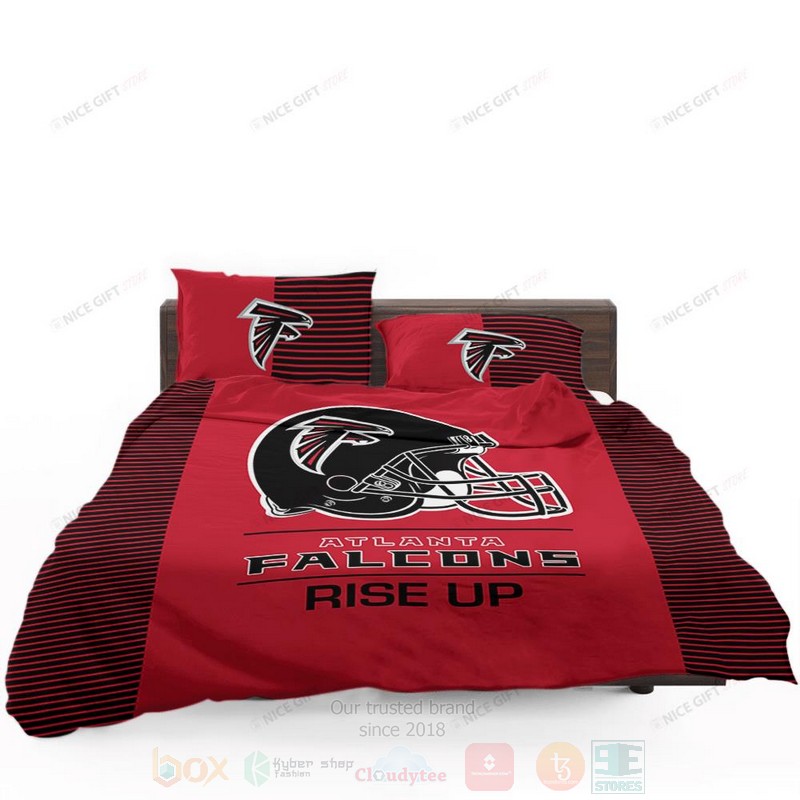 NFL Atlanta Falcons Rise Up Inspired Bedding Set