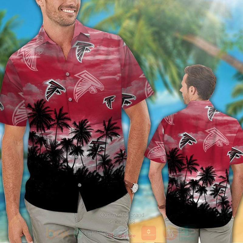 BEST NFL Atlanta Falcons Sky Hawaii Shirt, Short 2 NFL Atlanta Falcons Sky Hawaiian Shirt Short 1