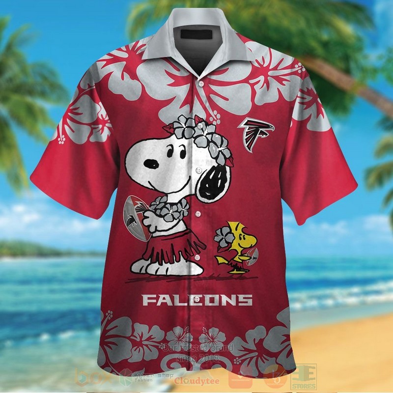 BEST NFL Atlanta Falcons Snoopy and Woodstock Hawaii Shirt, Short 12 NFL Atlanta Falcons Snoopy and Woodstock Hawaiian Shirt Short