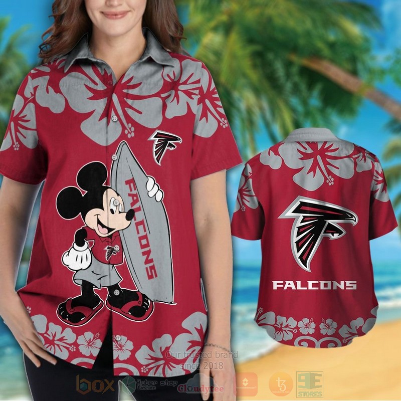 BEST NFL Atlanta Falcons and Mickey Mouse Hawaii Shirt, Short 3 NFL Atlanta Falcons and Mickey Mouse Hawaiian Shirt Short 1 2