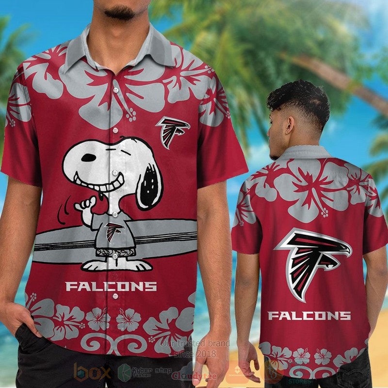 BEST NFL Atlanta Falcons and Snoopy Hawaii Shirt, Short 2 NFL Atlanta Falcons and Snoopy Hawaiian Shirt Short 1