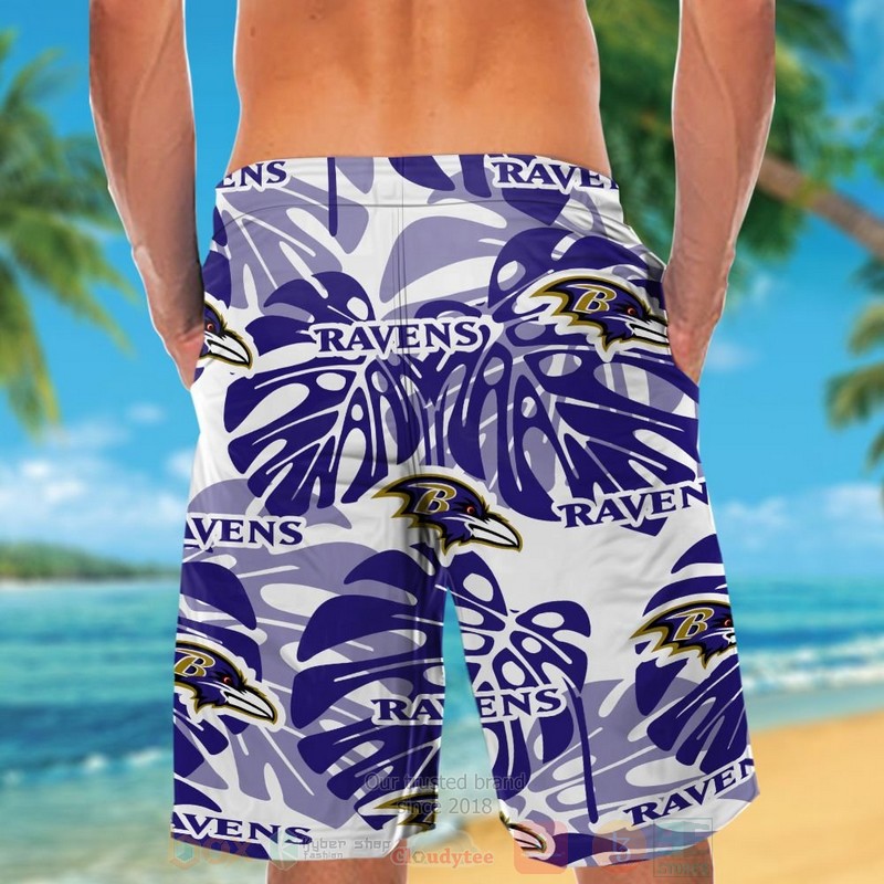 BEST NFL Baltimore Ravens Custom Name Hawaii Shirt, Short 6 NFL Baltimore Ravens Custom Name Hawaiian Shirt Short 1 2 3 4 5