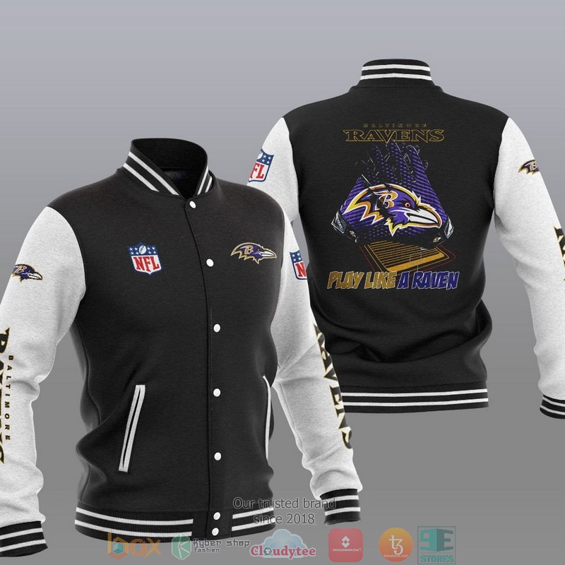 NFL Baltimore Ravens Play Like A Raven Varsity Jacket