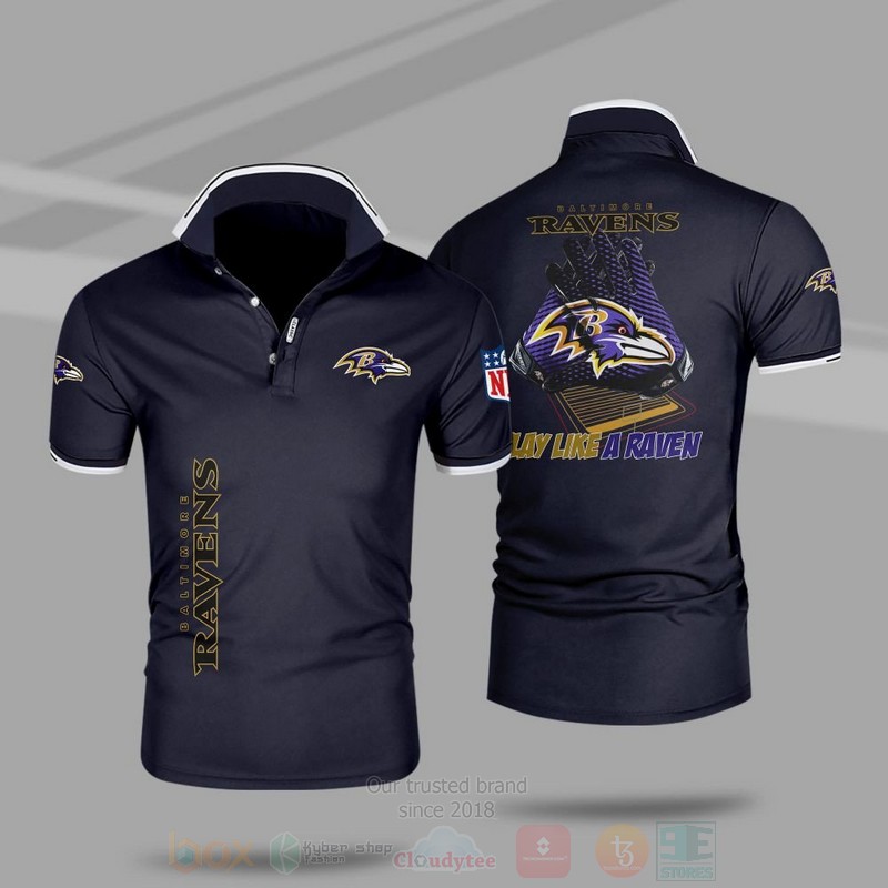 NFL Baltimore Ravens Premium Polo Shirt 1