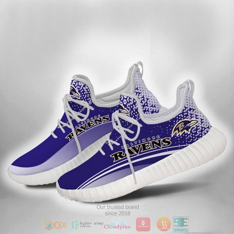 HOT NFL Baltimore Ravens Reze sneaker 4 NFL Baltimore Ravens Reze Shoes 1 2 3