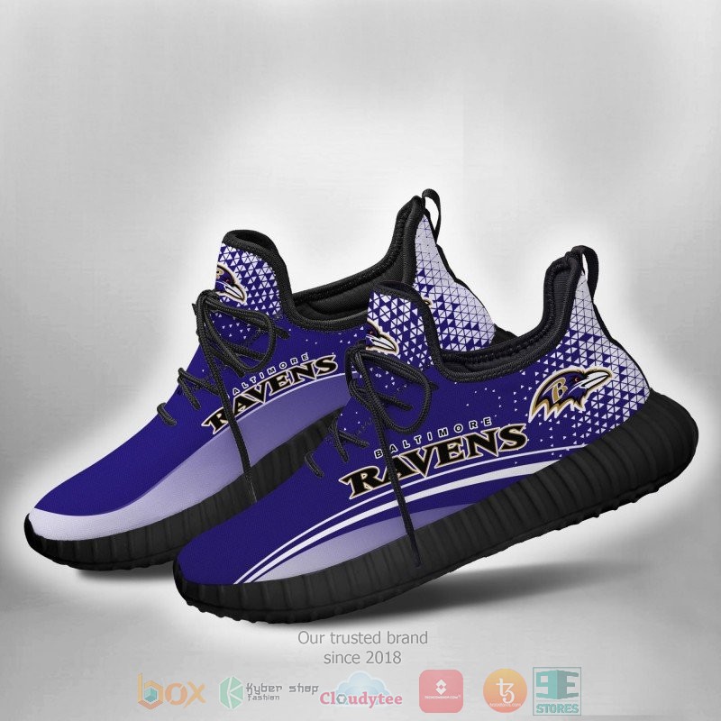HOT NFL Baltimore Ravens Reze sneaker 5 NFL Baltimore Ravens Reze Shoes 1 2 3 4