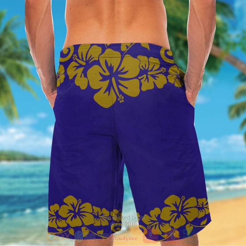 NFL Baltimore Ravens and Minnie Mouse Hawaiian Shirt Short 1 2 3 4 5