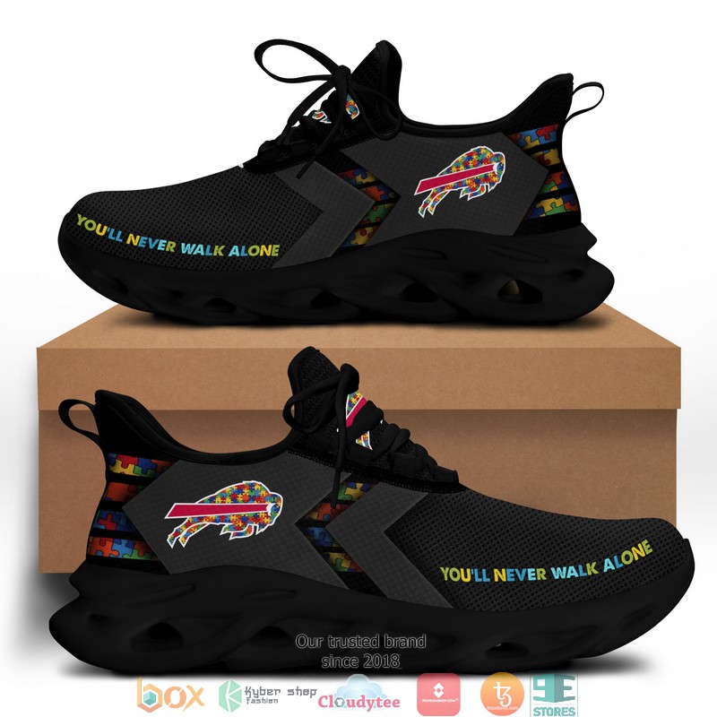 NFL Buffalo Bills Autism Max Soul Sneakers 9 NFL Buffalo Bills Autism Max Soul Sneakers