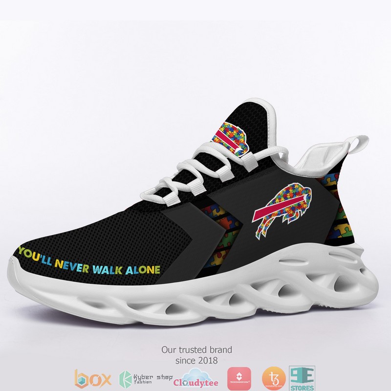 NFL Buffalo Bills Autism Max Soul Sneakers 4 NFL Buffalo Bills Autism Max Soul Sneakers 1 2 3