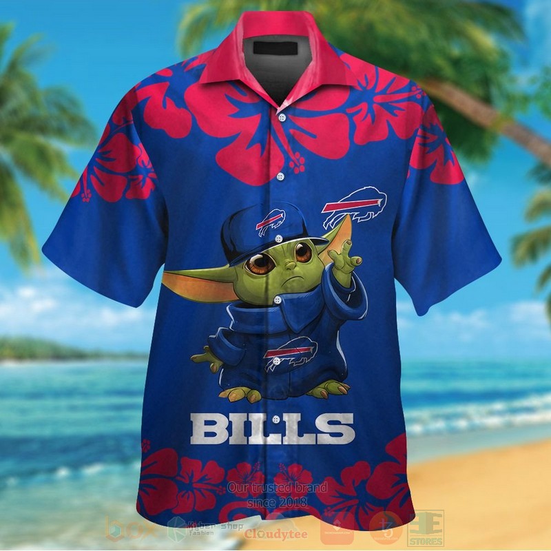 NFL Buffalo Bills Baby Yoda Hawaiian Shirt Short