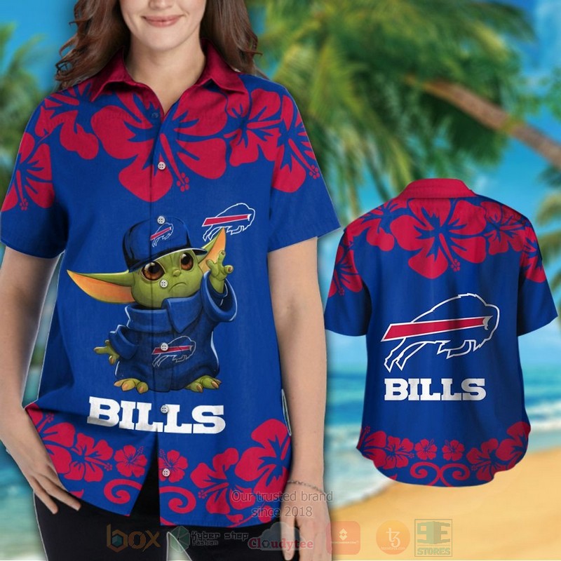 BEST NFL Buffalo Bills Baby Yoda Hawaii Shirt, Short 3 NFL Buffalo Bills Baby Yoda Hawaiian Shirt Short 1 2