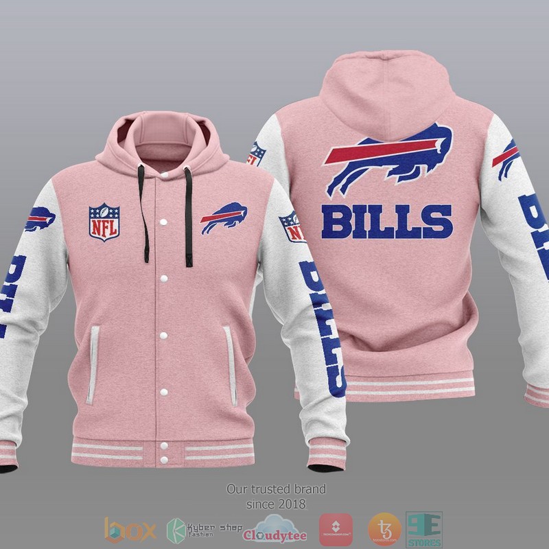 HOT Buffalo Bills Varsity Hoodie Jacket 4 NFL Buffalo Bills Baseball Jacket Hoodie 1 2 3