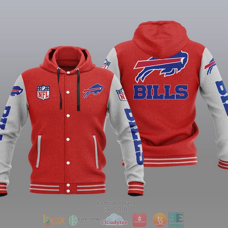 HOT Buffalo Bills Varsity Hoodie Jacket 5 NFL Buffalo Bills Baseball Jacket Hoodie 1 2 3 4