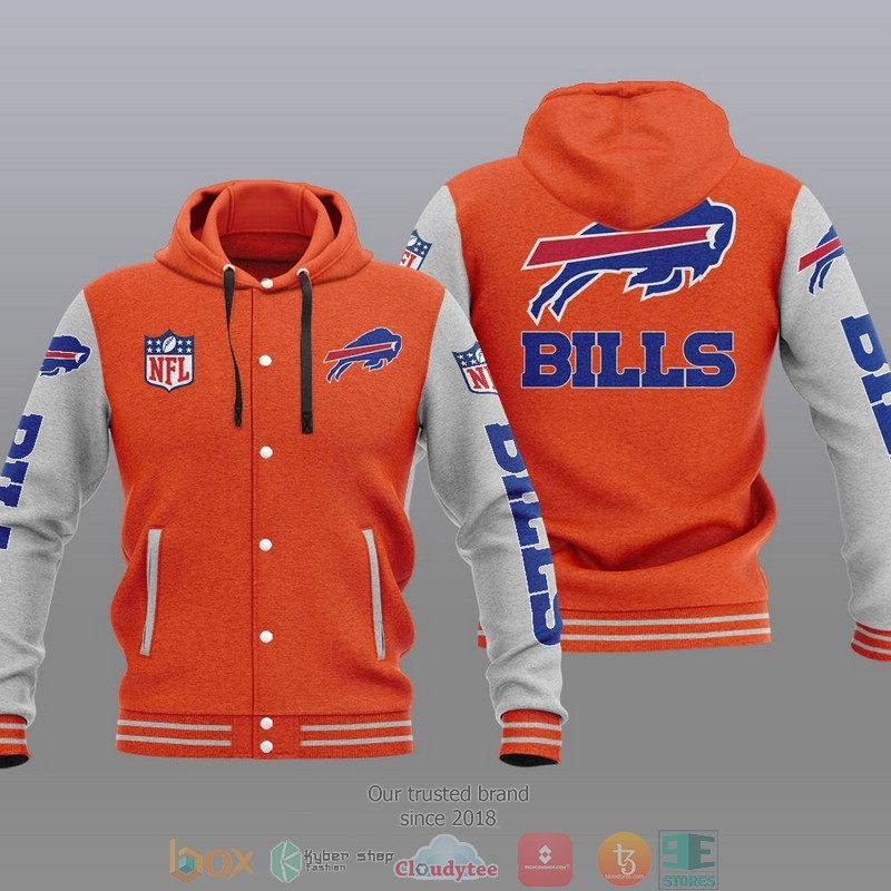HOT Buffalo Bills Varsity Hoodie Jacket 6 NFL Buffalo Bills Baseball Jacket Hoodie 1 2 3 4 5