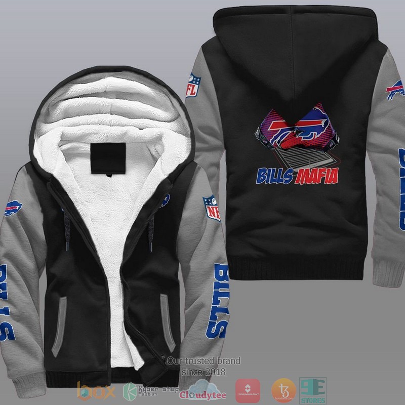 HOT Buffalo Bills Bills Mafia 3D Fleece Hoodie 2 NFL Buffalo Bills Bills Mafia Fleece Hoodie 1
