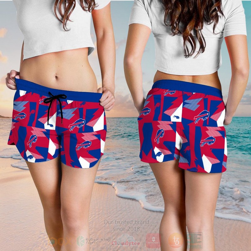 BEST NFL Buffalo Bills Red-Blue Hawaii Shirt, Short 4 NFL Buffalo Bills Red Blue Hawaiian Shirt Short 1 2 3