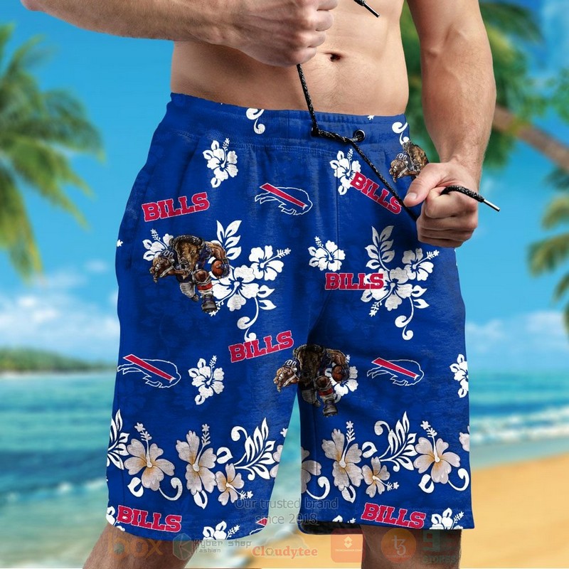 BEST NFL Buffalo Bills White Hibiscus Flowers Hawaii Shirt, Short 5 NFL Buffalo Bills White Hibiscus Flowers Hawaiian Shirt Short 1 2 3 4
