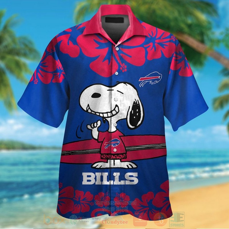 BEST NFL Buffalo Bills and Snoopy Hawaii Shirt, Short 1 NFL Buffalo Bills and Snoopy Hawaiian Shirt Short