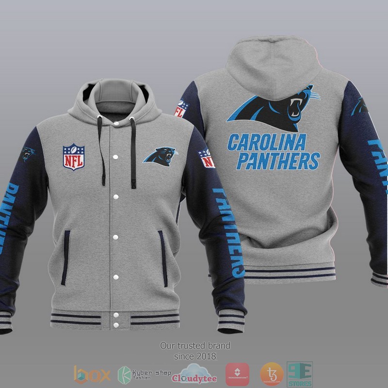 NFL Carolina Panthers Baseball Jacket Hoodie 1
