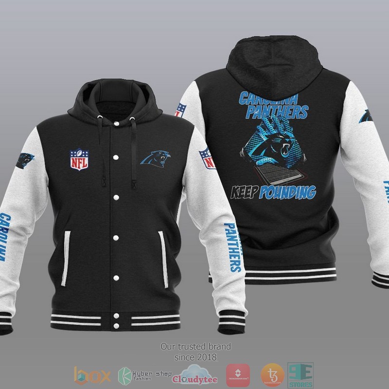 NFL Carolina Panthers Keep Pounding Baseball Jacket Hoodie