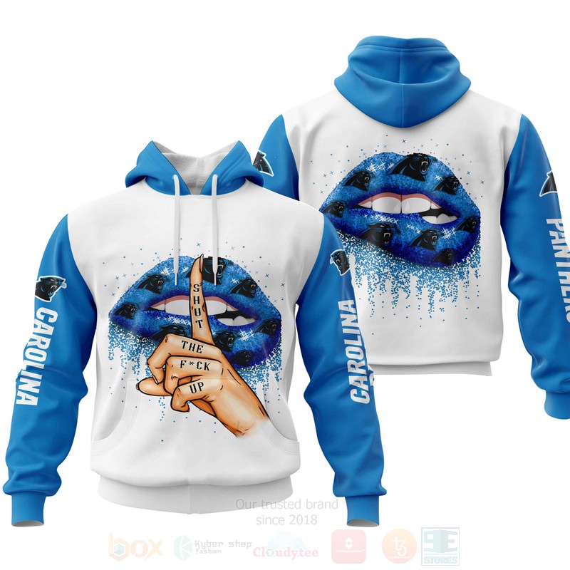BEST NFL Carolina Panthers Lips Personalized Custom 3D Hoodie, Zip Hoodie 4 NFL Carolina Panthers Lips Personalized 3D Hoodie Zip Hoodie