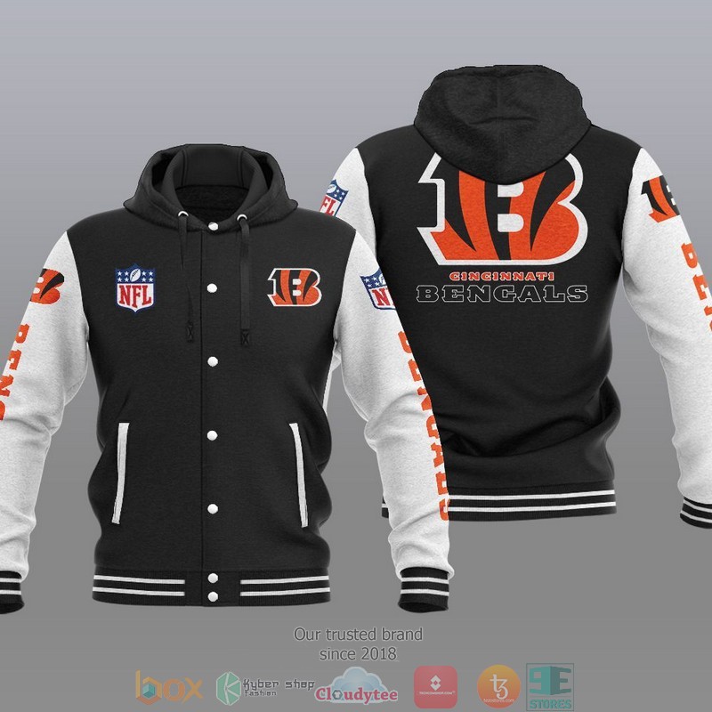 NFL Cincinnati Bengals Baseball Jacket Hoodie