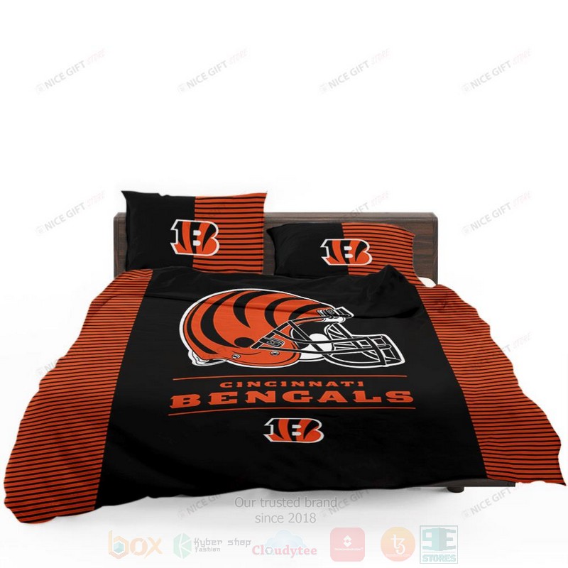 NFL Cincinnati Bengals Inspired Bedding Set