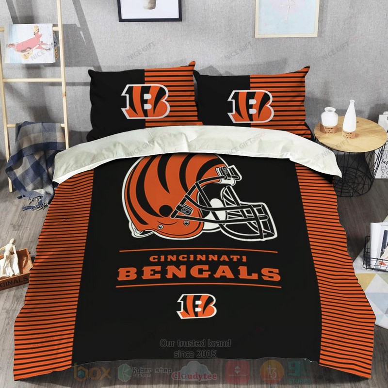 NFL Cincinnati Bengals Inspired Bedding Set 1