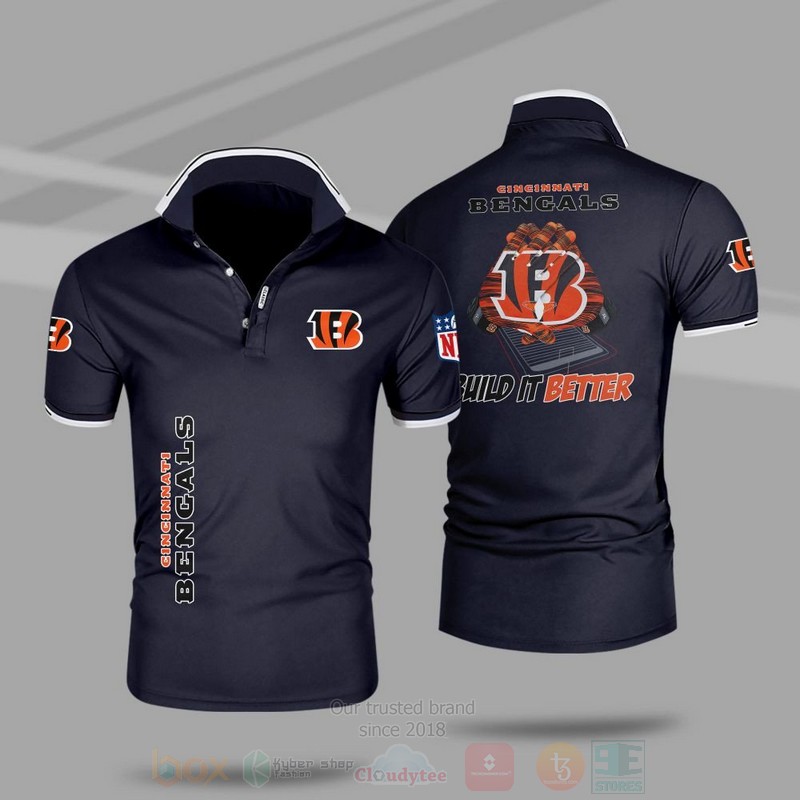 NFL Cincinnati Bengals Premium Polo Shirt 1