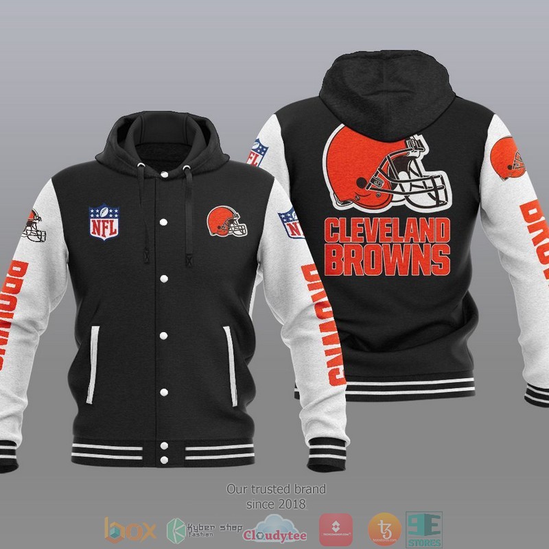 NFL Cleveland Browns Baseball Jacket Hoodie
