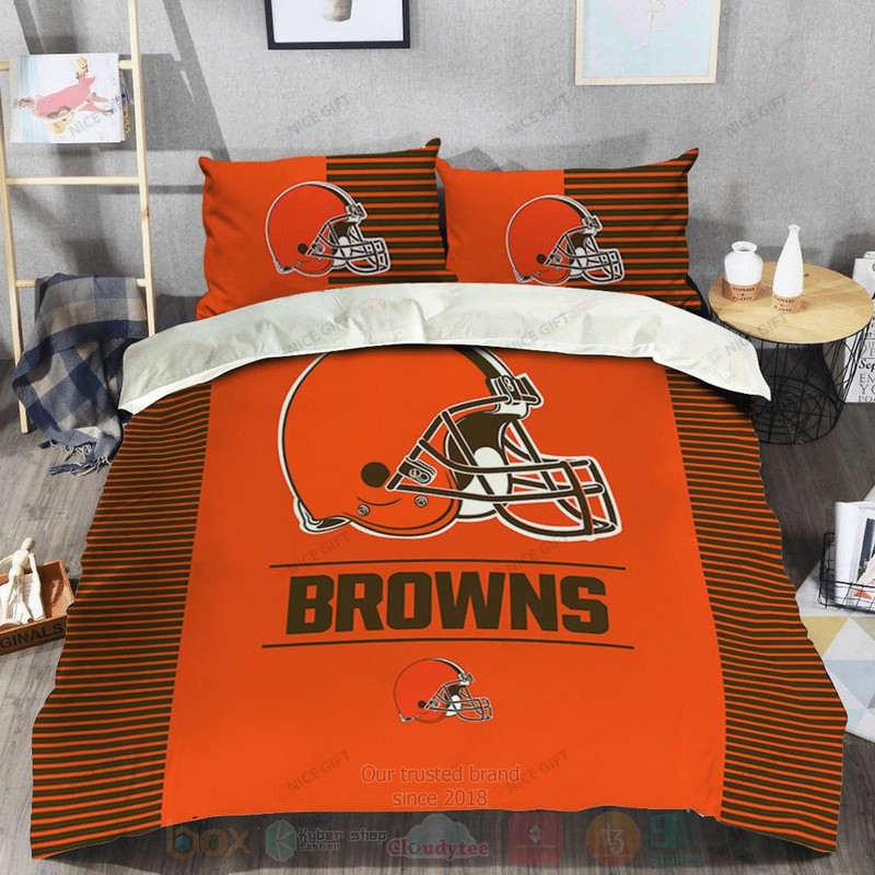 NFL Cleveland Browns Inspired Bedding Set 1