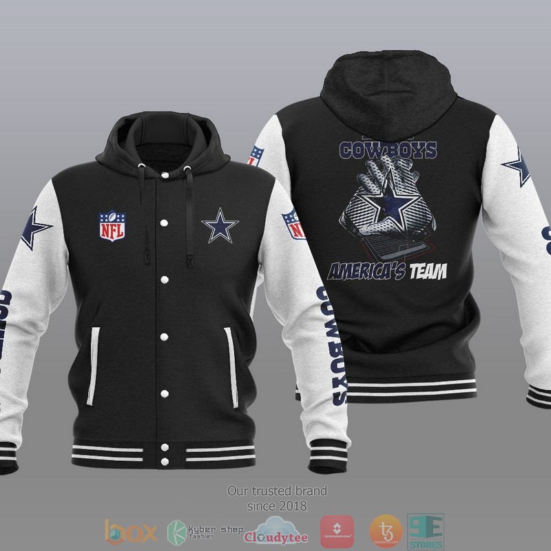 NFL Dallas Cowboys Americas Team Baseball Jacket Hoodie