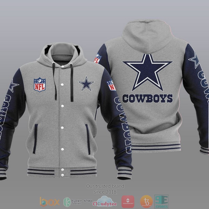 NFL Dallas Cowboys Baseball Jacket Hoodie 1