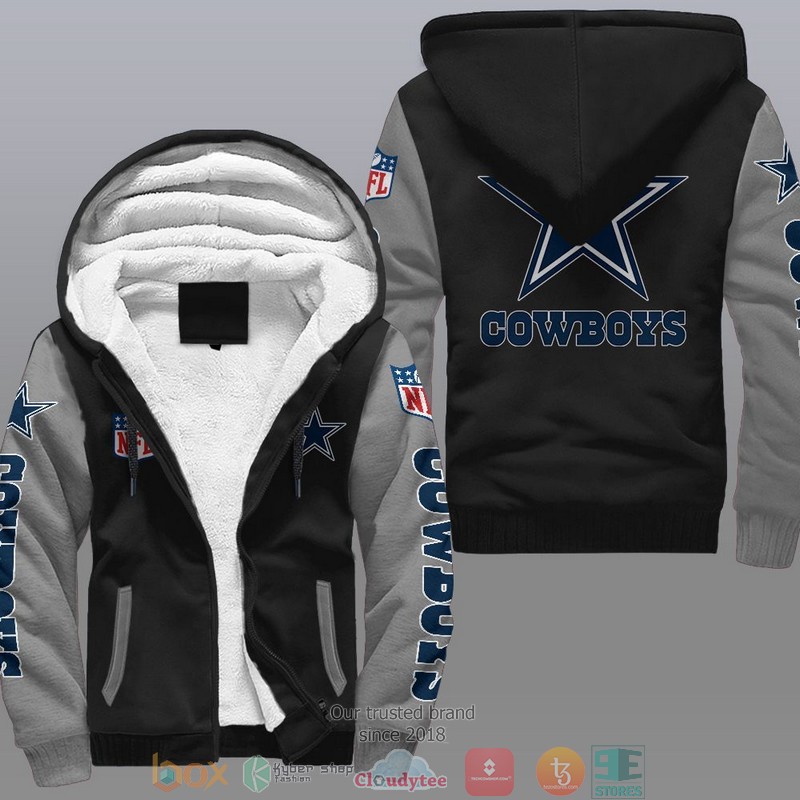 HOT Dallas Cowboys 3D Fleece Hoodie 2 NFL Dallas Cowboys Fleece Hoodie 1