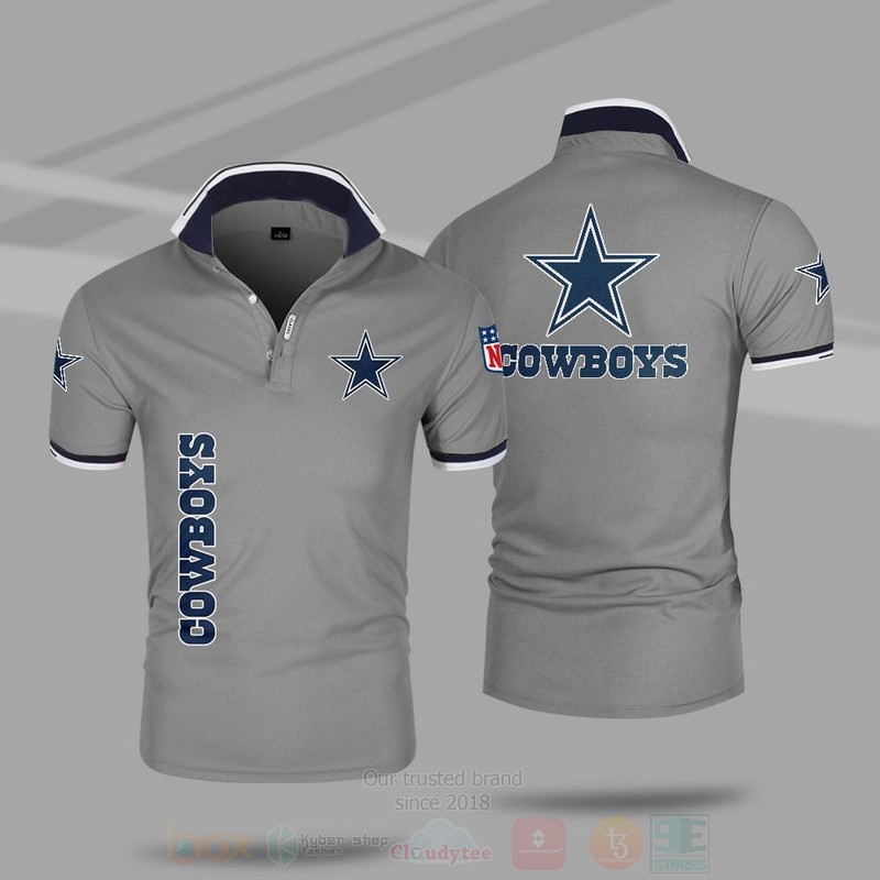 BEST NFL Dallas Cowboys All Over Print Polo Shirt 8 NFL Dallas Cowboys Polo Shirt 1 2 3 4 5 6 7