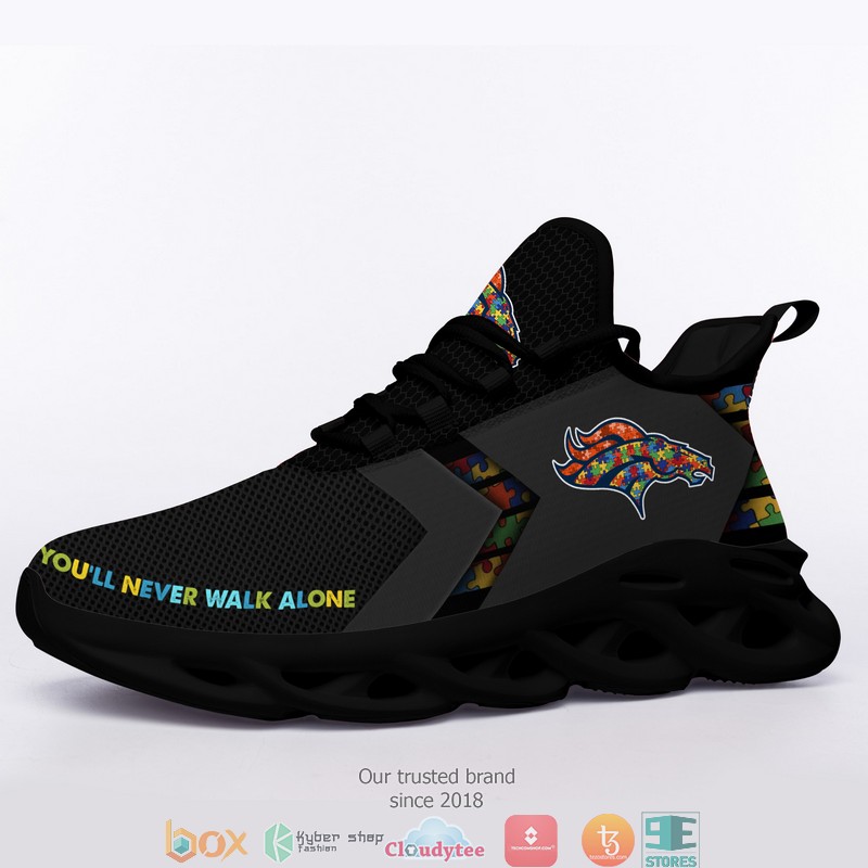 NFL Denver Broncos Autism Max Soul Sneakers 3 NFL Denver Broncos Autism Max Soul Sneakers 1 2
