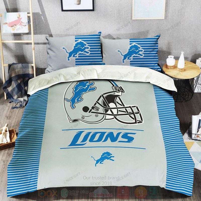 NFL Detroit Lions Inspired Bedding Set 1