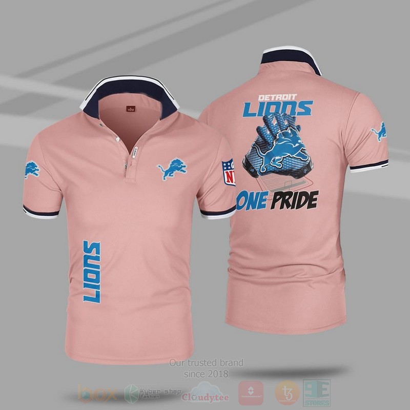 BEST NFL Detroit Lions Premium All Over Print Polo Shirt 4 NFL Detroit Lions Premium Polo Shirt 1 2 3