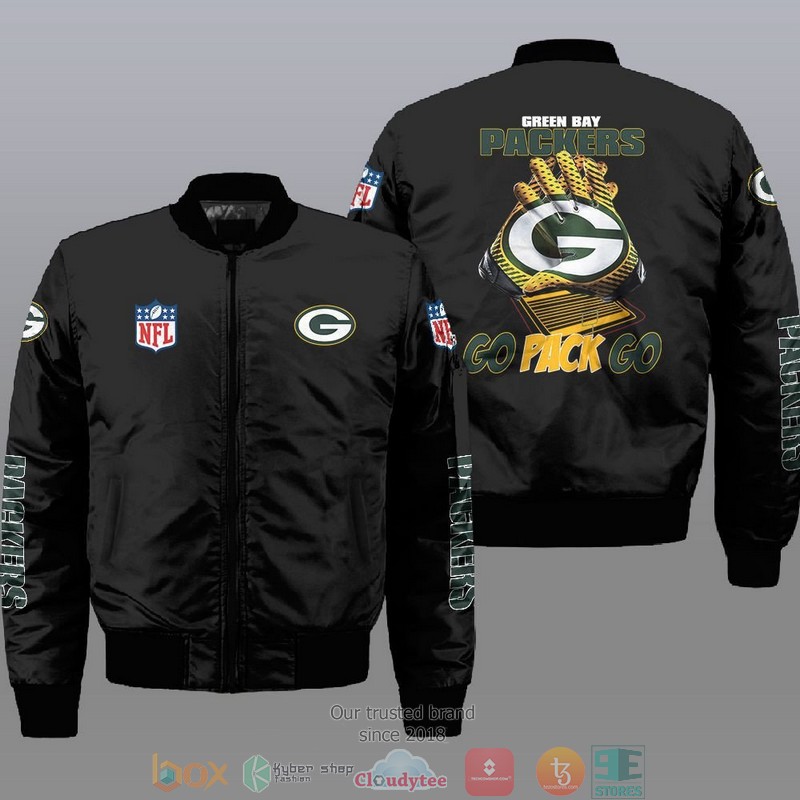 NFL Green Bay Packers Go Pack Go Bomber Jacket