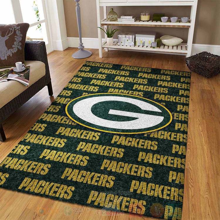 NFL Green Bay Packers Inspired Rug