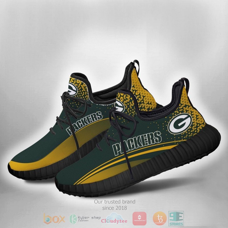 HOT NFL Green Bay Packers Reze sneaker 5 NFL Green Bay Packers Reze Shoes 1 2 3 4