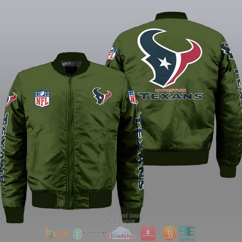 NFL Houston Texans Bomber Jacket 3 NFL Houston Texans Bomber Jacket 1 2