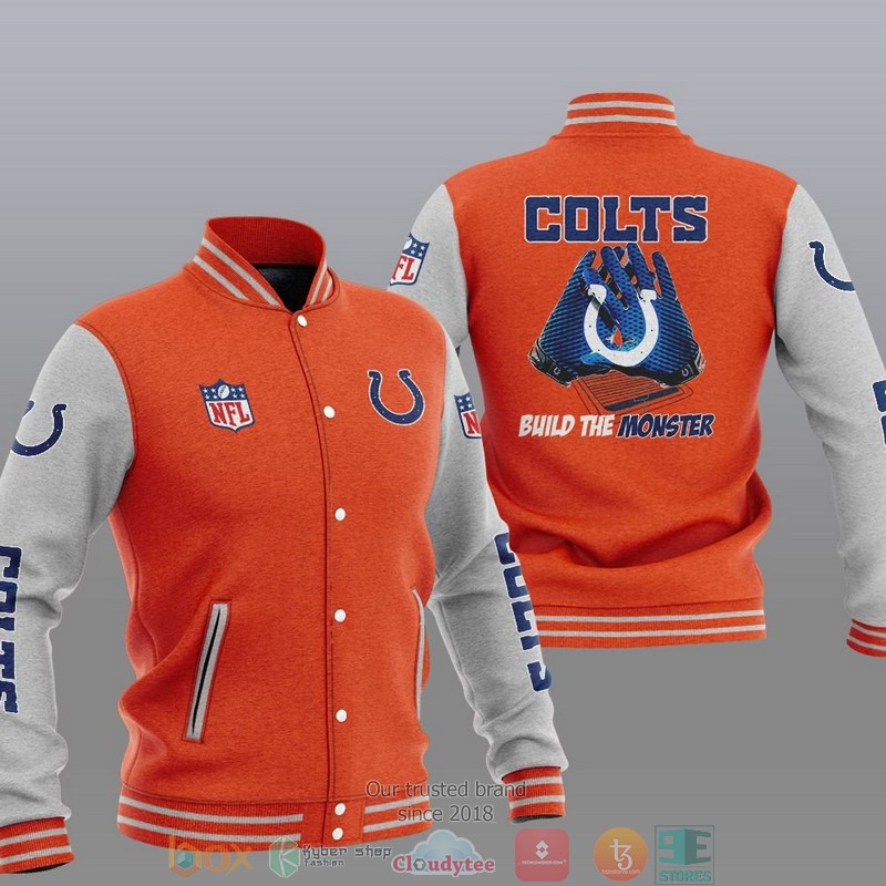 NFL Indianapolis Colts Build The Monster Varsity Jacket 1 2 3 4 5