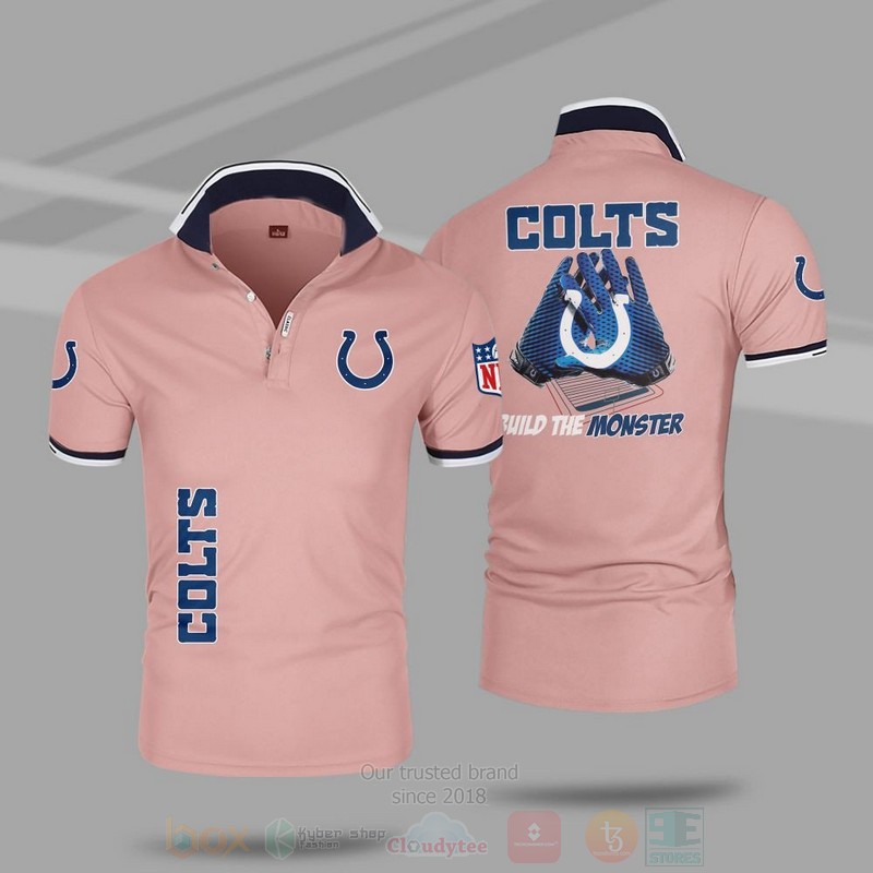 BEST NFL Indianapolis Colts Premium All Over Print Polo Shirt 4 NFL Indianapolis Colts Premium Polo Shirt 1 2 3
