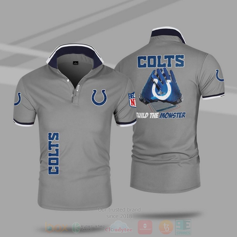 BEST NFL Indianapolis Colts Premium All Over Print Polo Shirt 5 NFL Indianapolis Colts Premium Polo Shirt 1 2 3 4
