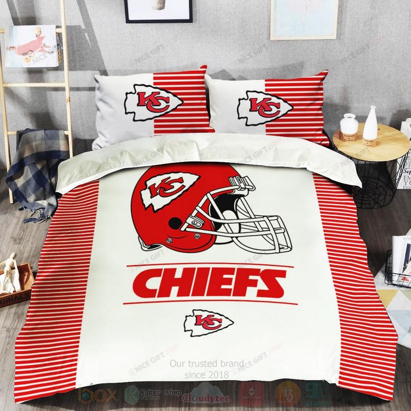 NFL Kansas City Chiefs Inspired Bedding Set 1